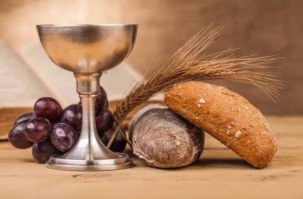 Why did the little boy take extra bread at communion?