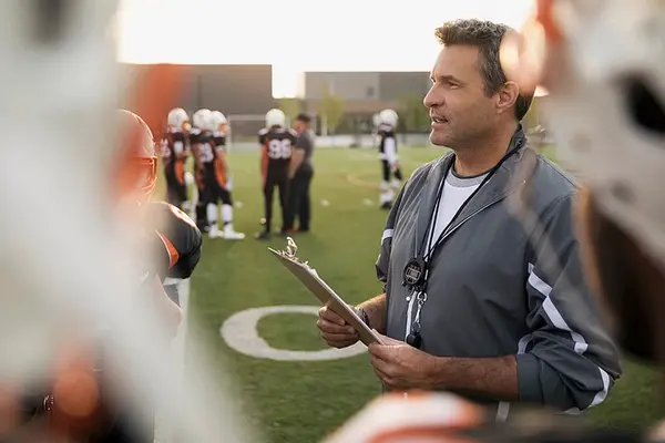 Why did the coach go to the bank?