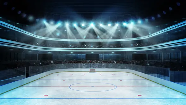 Why are hockey rinks always rounded?