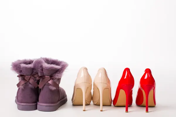 Why did the heels and the boots get along?