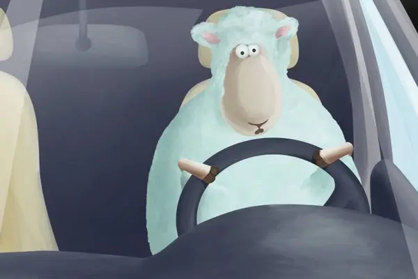 A sheep walks into a car dealership. What type of car does it ask to test drive?