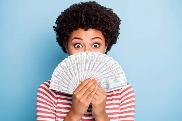 What do you call the sound made by a new lottery winner?