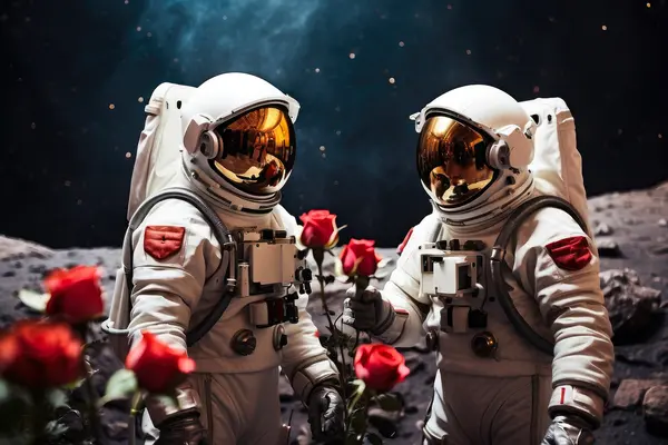 Why did the astronaut couple break up?