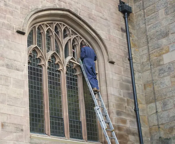 Why did the man bring a ladder to church?