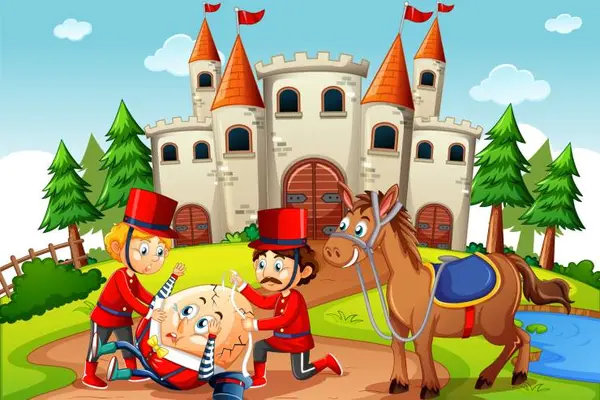 Why does Humpty Dumpty enjoy camping in autumn?