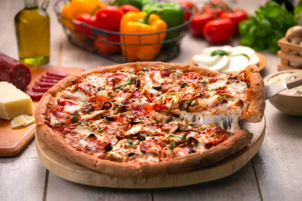 What did the pizza say to the gorgeous topping?