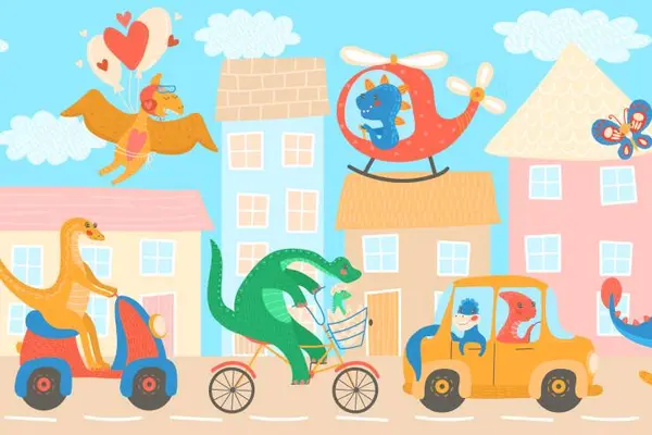 Why did the dinosaur cross the road?