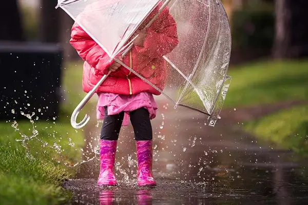 Why was the spring storm in a great mood?